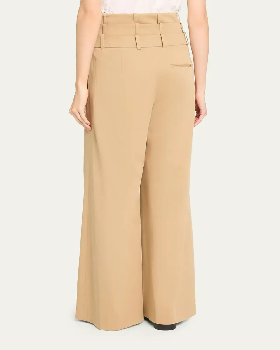 Monse Triple Waistband Pleated Wide-Leg Trousers | Thumbnail 3 Monse Triple Waistband Pleated Wide-Leg Trousers | Thumbnail 3
