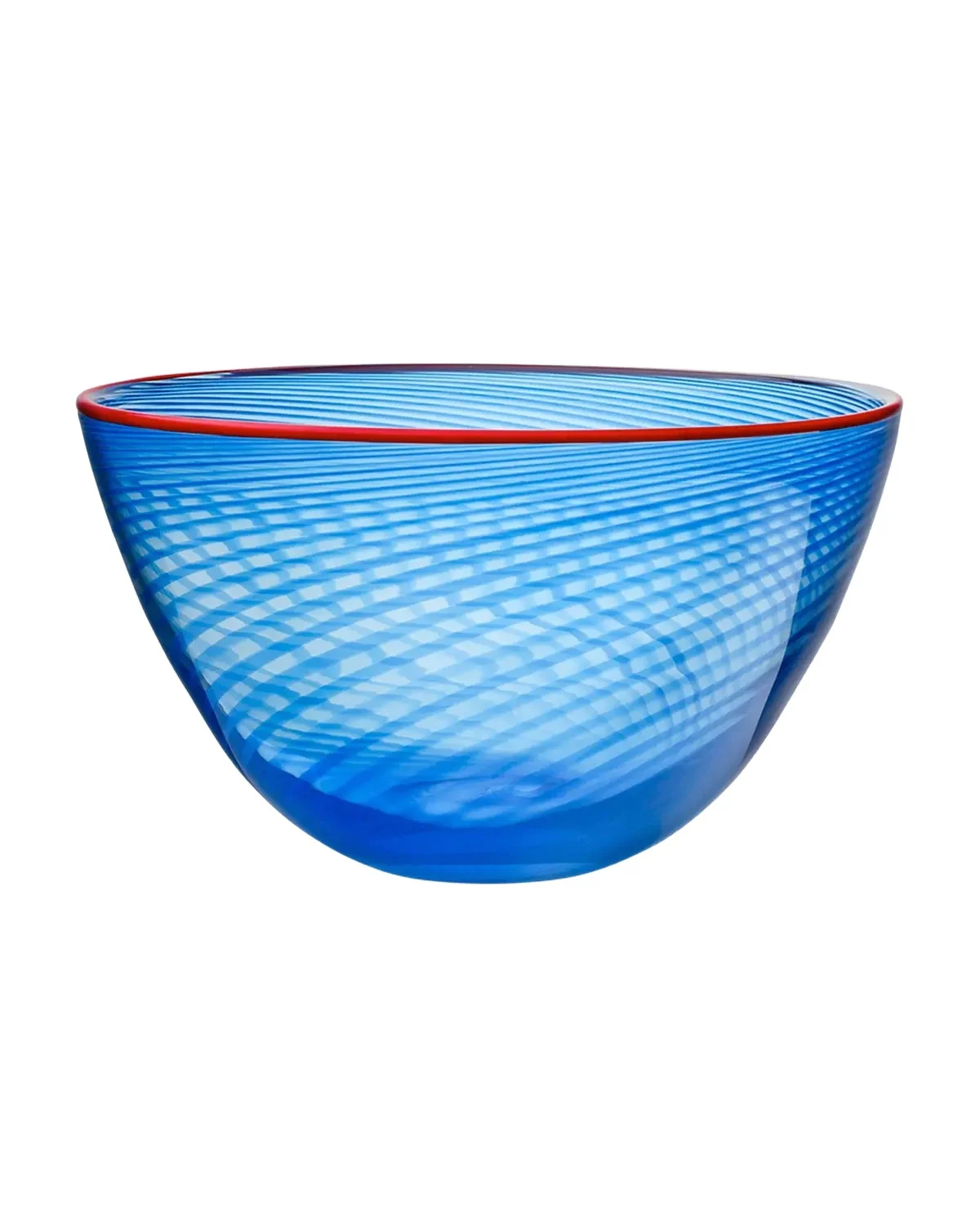 Kosta Boda Small Red Rim Bowl