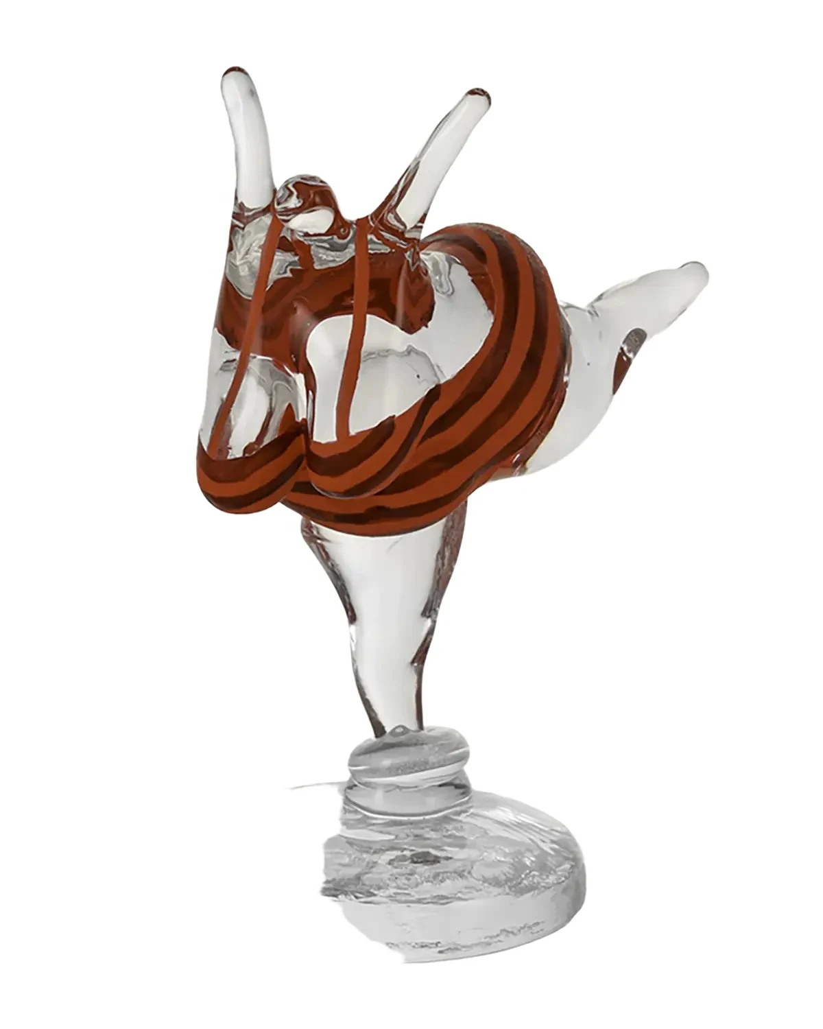 Kosta Boda Happiness Glass Sculpture, Red