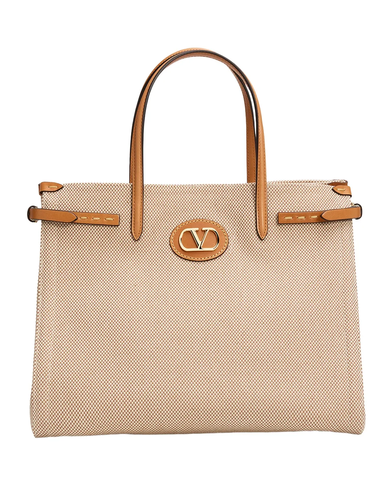 Antibes Medium Canvas Shopping Top-Handle Bag