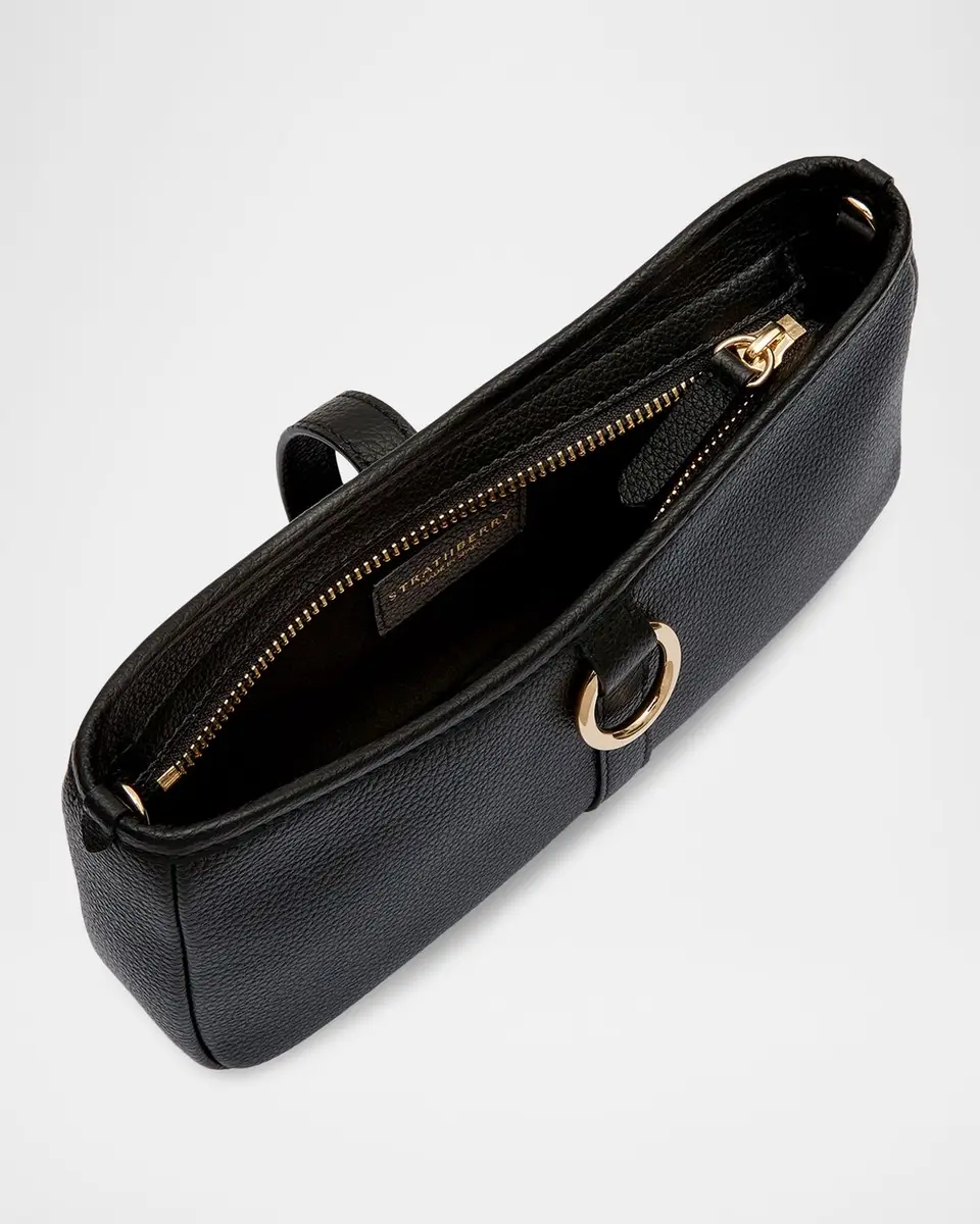Strathberry Kite Grain Leather Clutch on Chain | Thumbnail 4