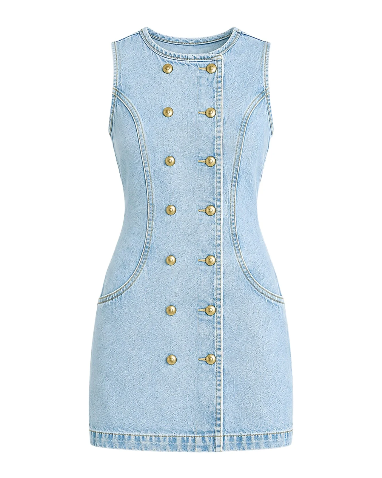 Hanna Denim Mini Dress Hanna Denim Mini Dress