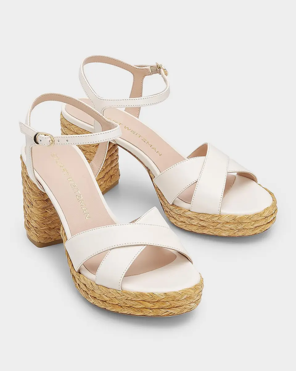 Stuart Weitzman 80mm Dayna Leather Espadrille Platform Sandals | Thumbnail 5 Stuart Weitzman 80mm Dayna Leather Espadrille Platform Sandals | Thumbnail 5
