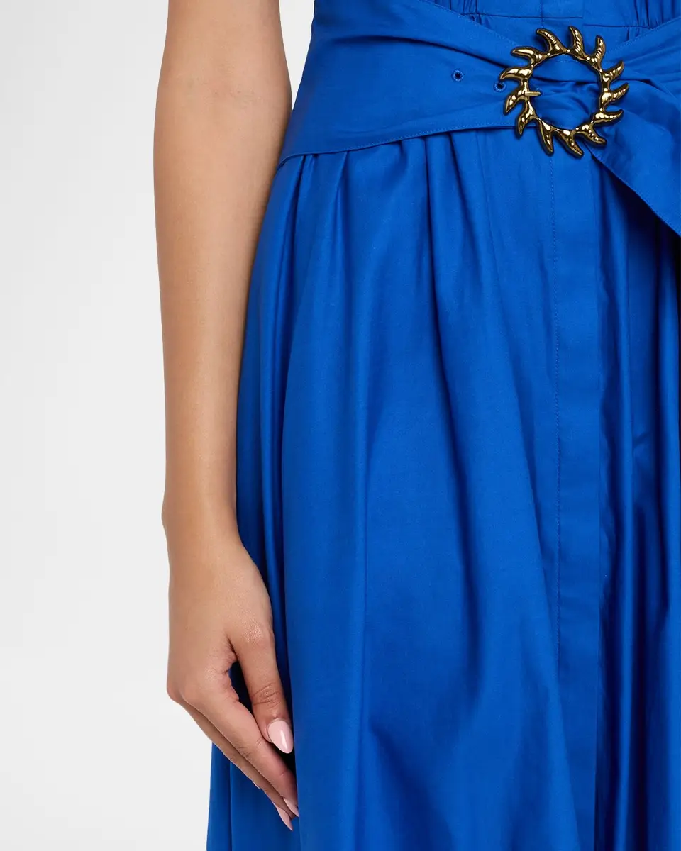 Saloni Neesha Short-Sleeve Cotton Maxi Dress | Thumbnail 5 Saloni Neesha Short-Sleeve Cotton Maxi Dress | Thumbnail 5