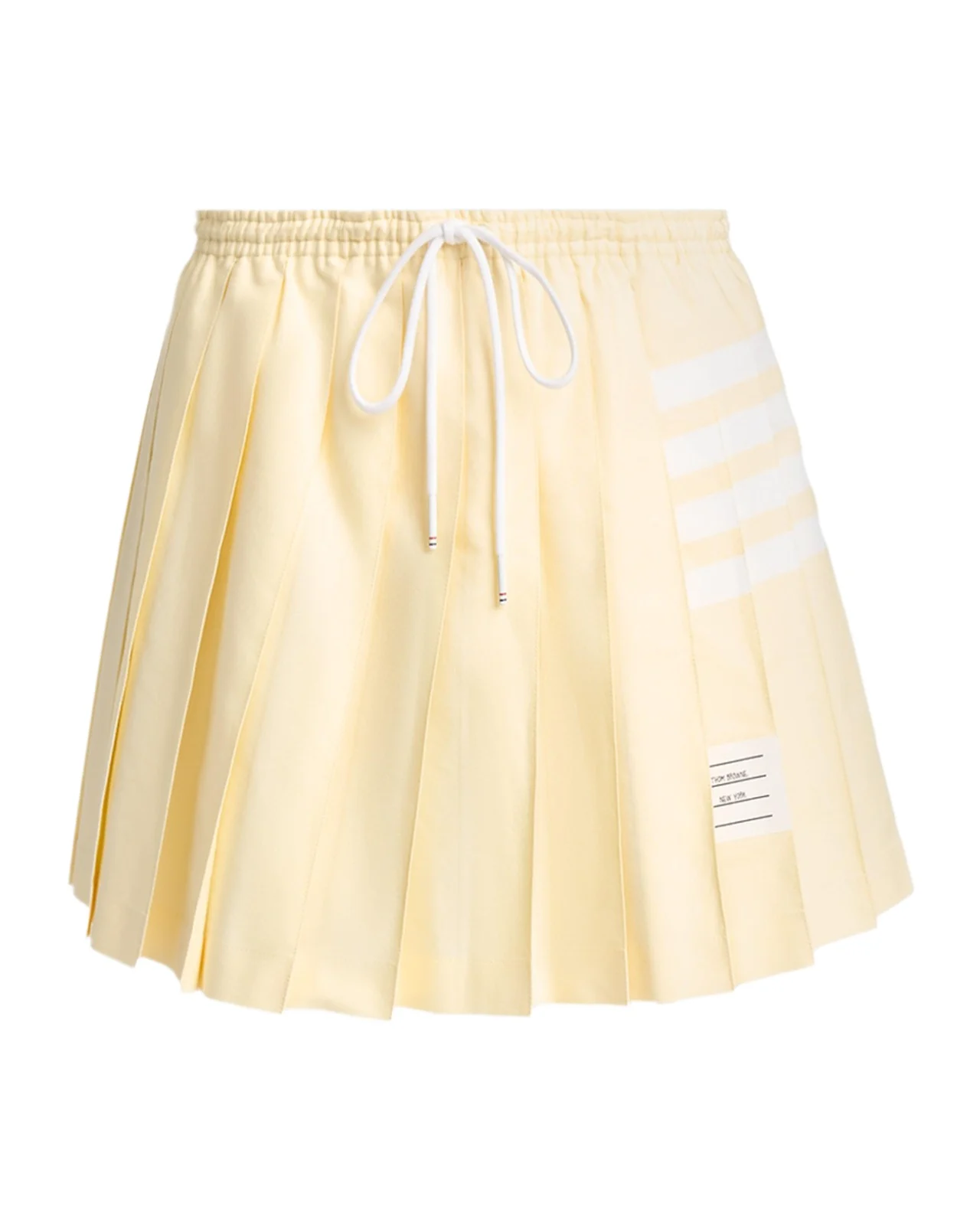 4-Bar Cotton Drawstring Miniskirt 4-Bar Cotton Drawstring Miniskirt