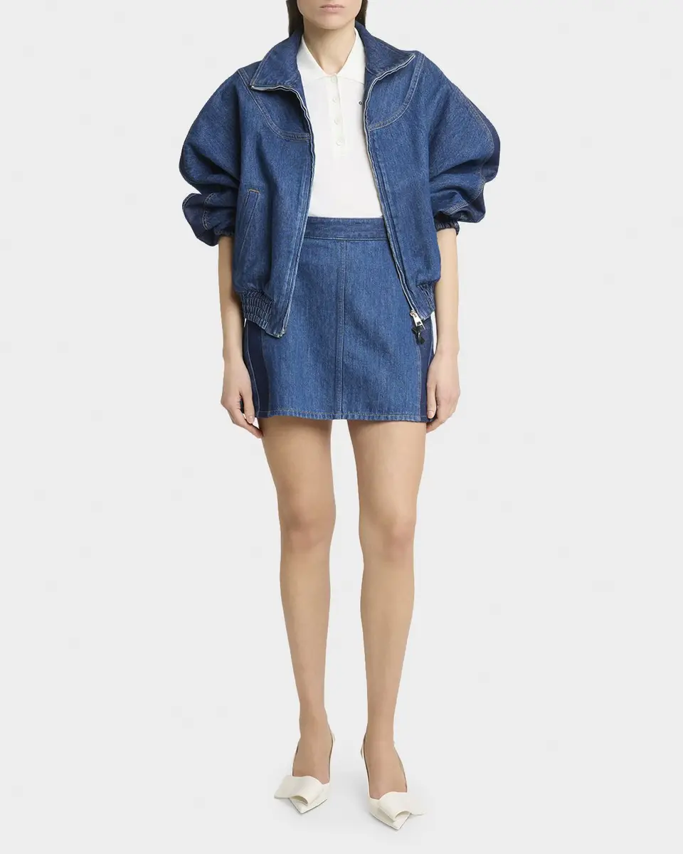 Givenchy Paneled Denim Bomber Jacket | Thumbnail 2