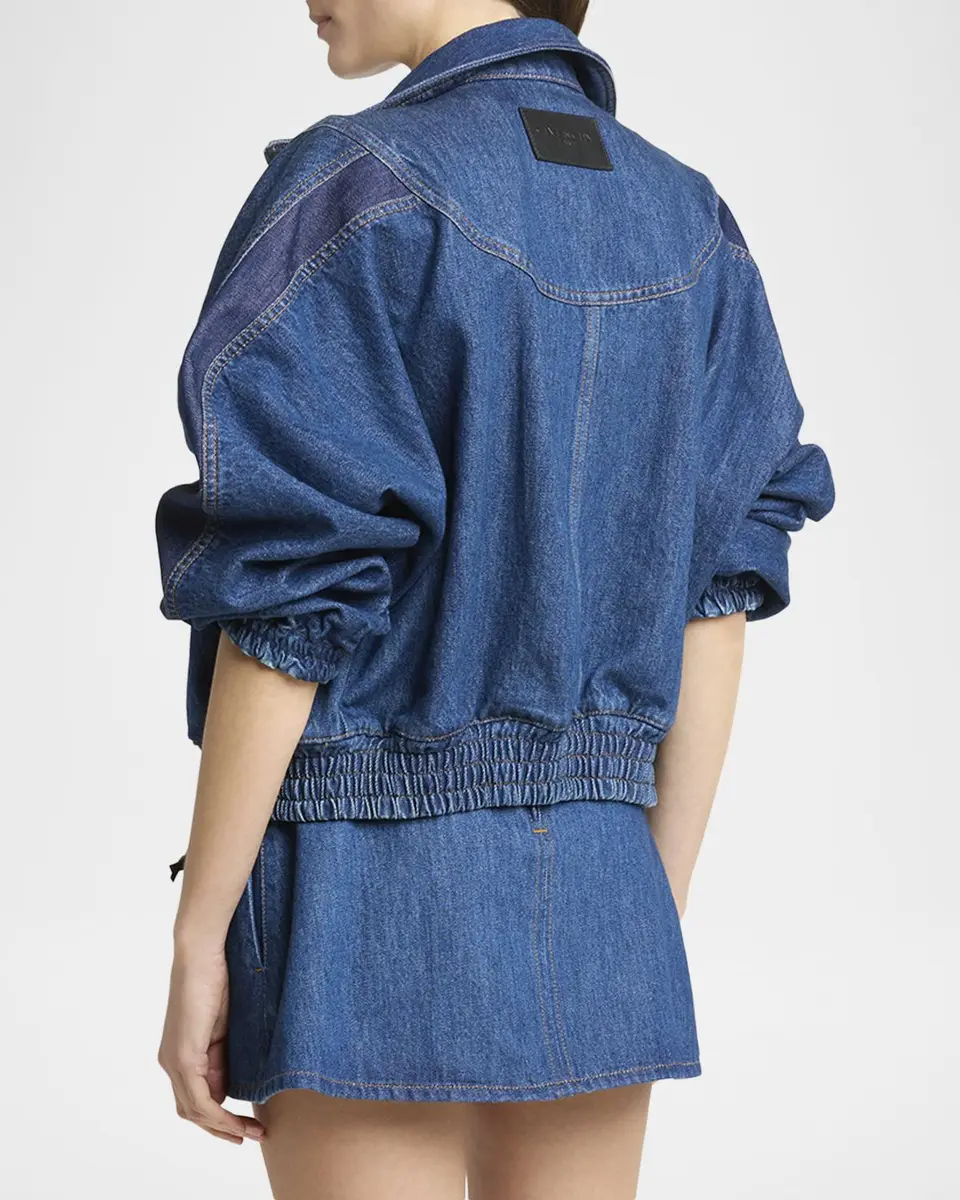 Givenchy Paneled Denim Bomber Jacket | Thumbnail 3