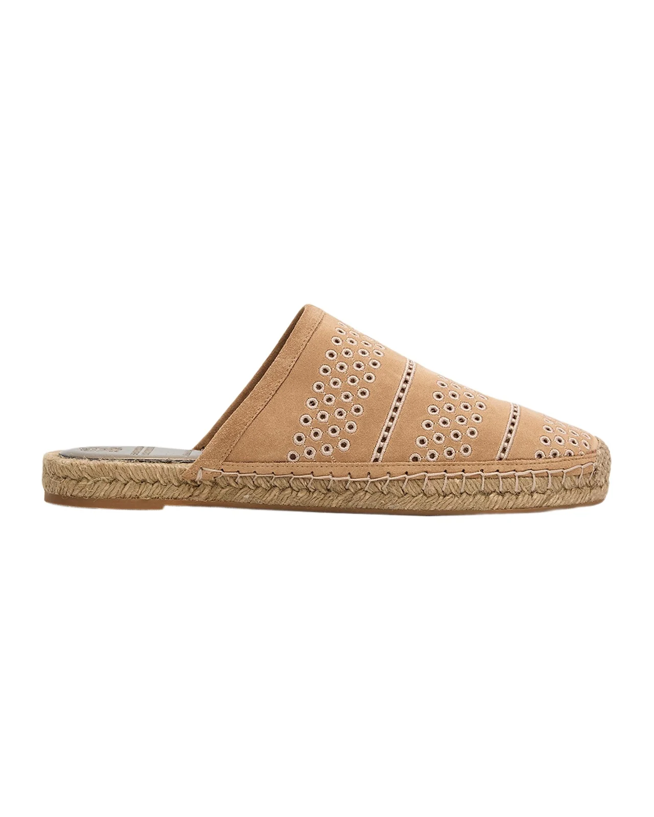 Embroidered Suede Espadrille Mules Embroidered Suede Espadrille Mules