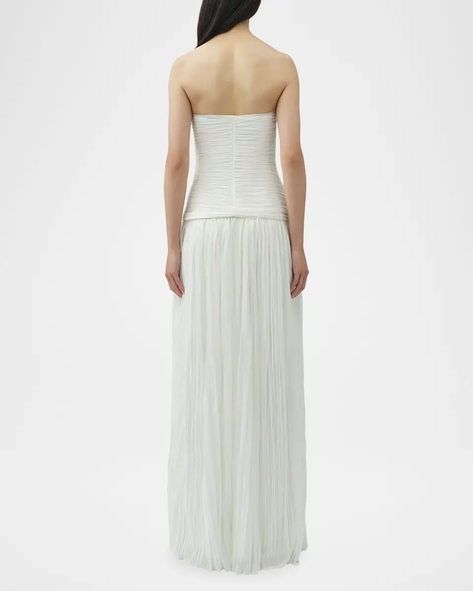 Simkhai Danielle Strapless Crinkle Jersey Bustier Gown | Thumbnail 3