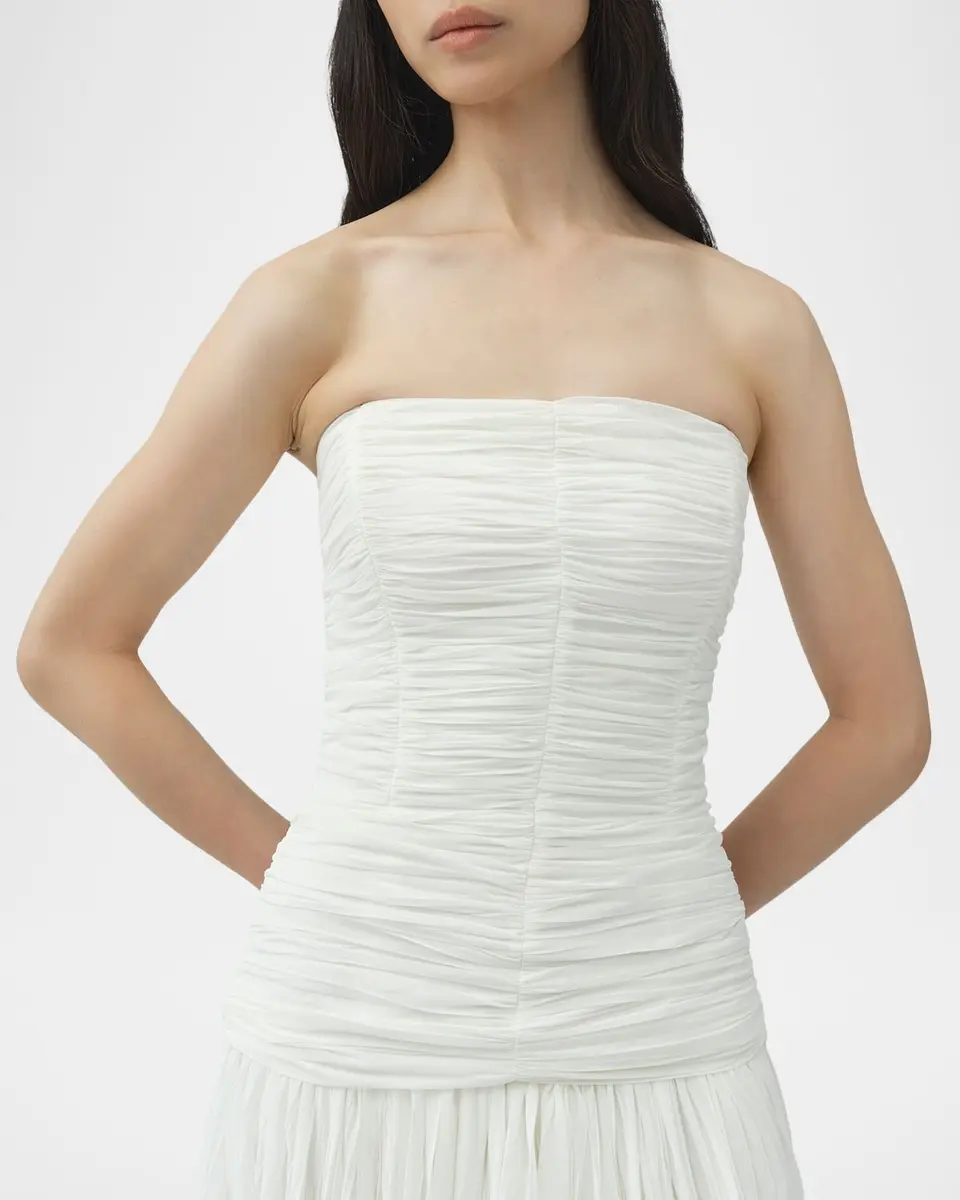 Simkhai Danielle Strapless Crinkle Jersey Bustier Gown | Thumbnail 5