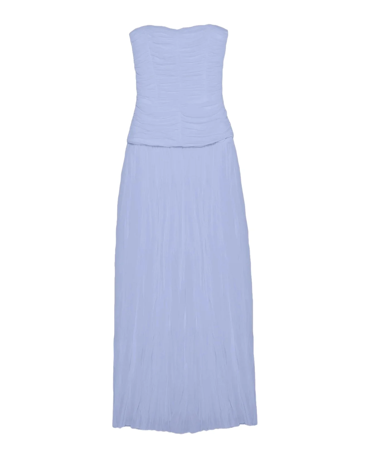 Danielle Strapless Crinkle Jersey Bustier Gown