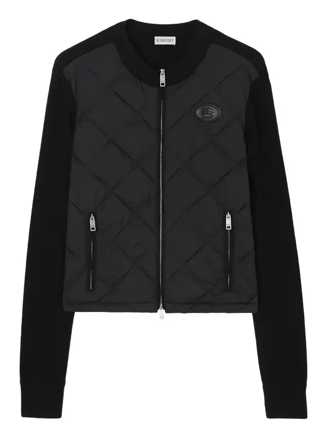 Quilted Knit Wool-Blend Jacket Quilted Knit Wool-Blend Jacket
