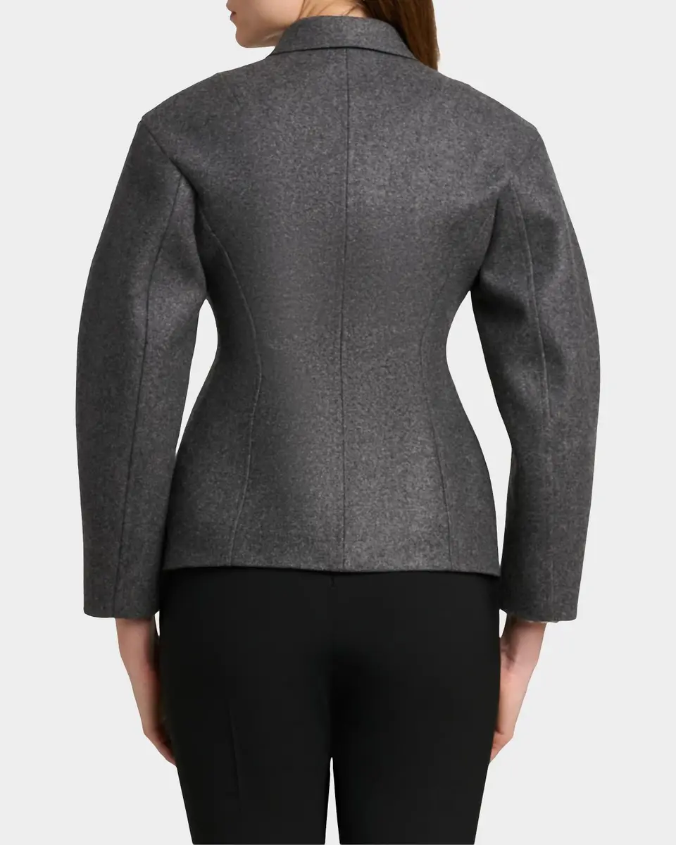 Jil Sander Wool Melange Jacket | Thumbnail 3 Jil Sander Wool Melange Jacket | Thumbnail 3