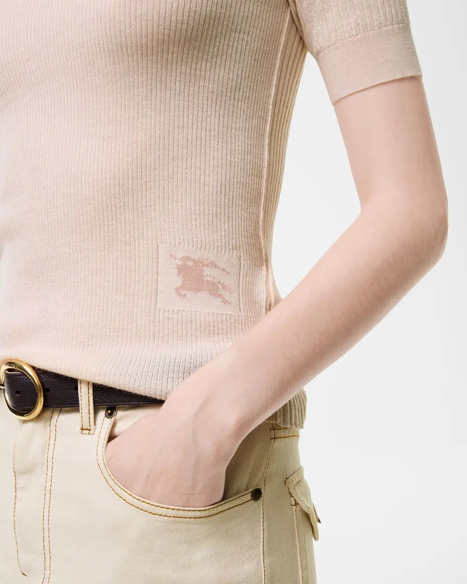 Burberry Rain Cashmere Polo Shirt | Thumbnail 3 Burberry Rain Cashmere Polo Shirt | Thumbnail 3
