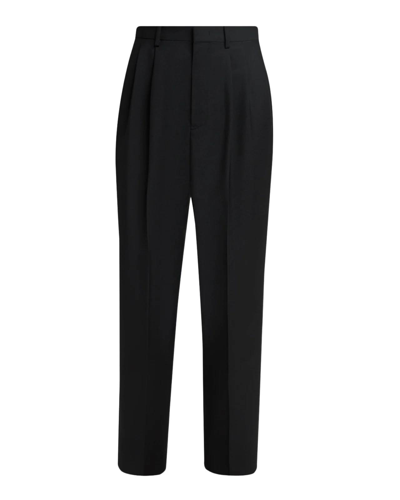 Pleated Wool-Mohair Trousers Pleated Wool-Mohair Trousers