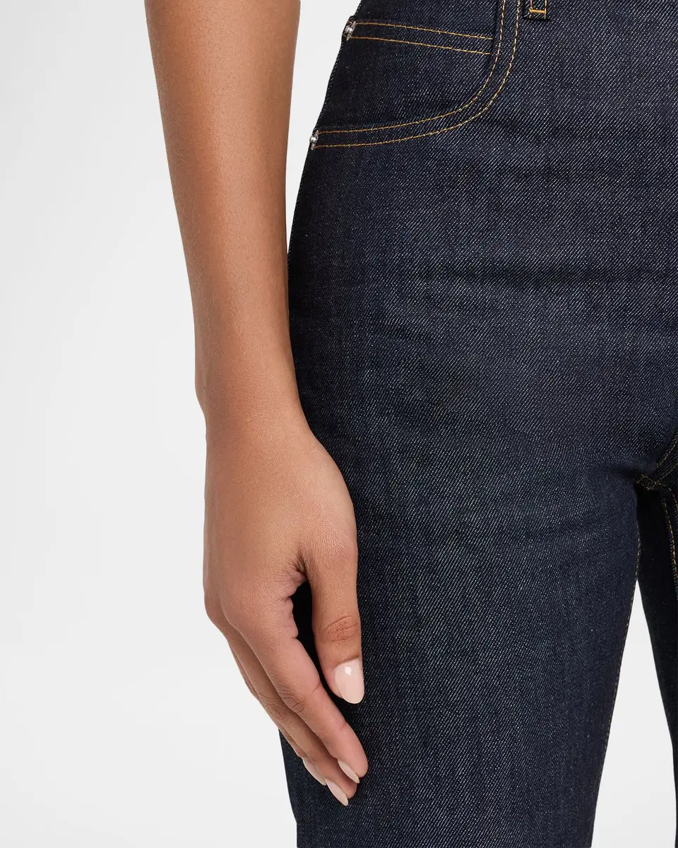 Bottega Veneta Indigo Straight Denim Jeans | Thumbnail 5 Bottega Veneta Indigo Straight Denim Jeans | Thumbnail 5