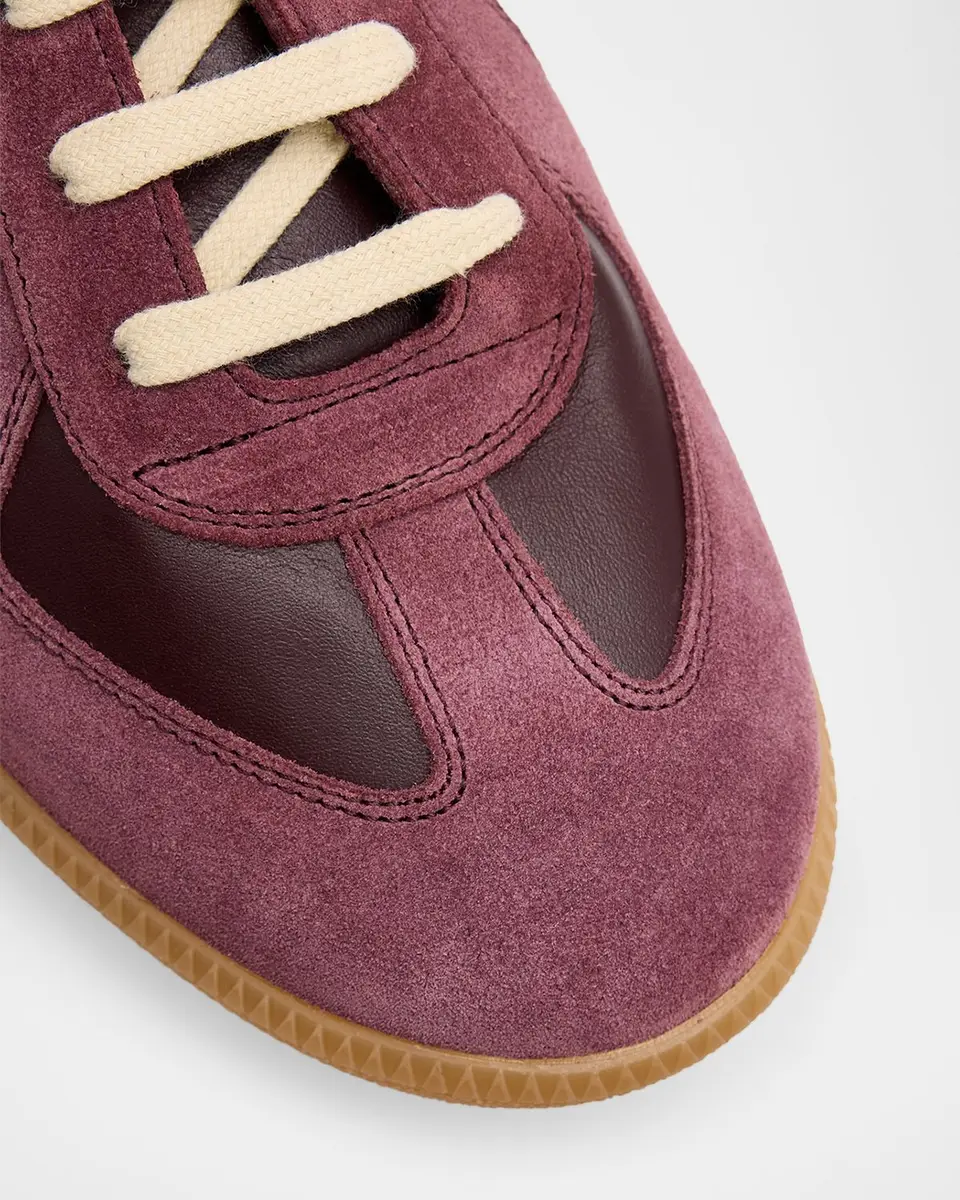 Maison Margiela Men's Replica Leather Low-Top Sneakers | Thumbnail 3 Maison Margiela Men's Replica Leather Low-Top Sneakers | Thumbnail 3