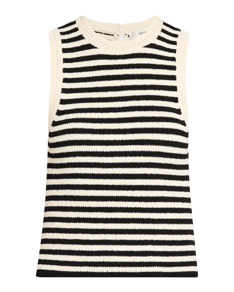 Frame The Coastal Stripe Tank Top | Image 1 Frame The Coastal Stripe Tank Top | Image 1