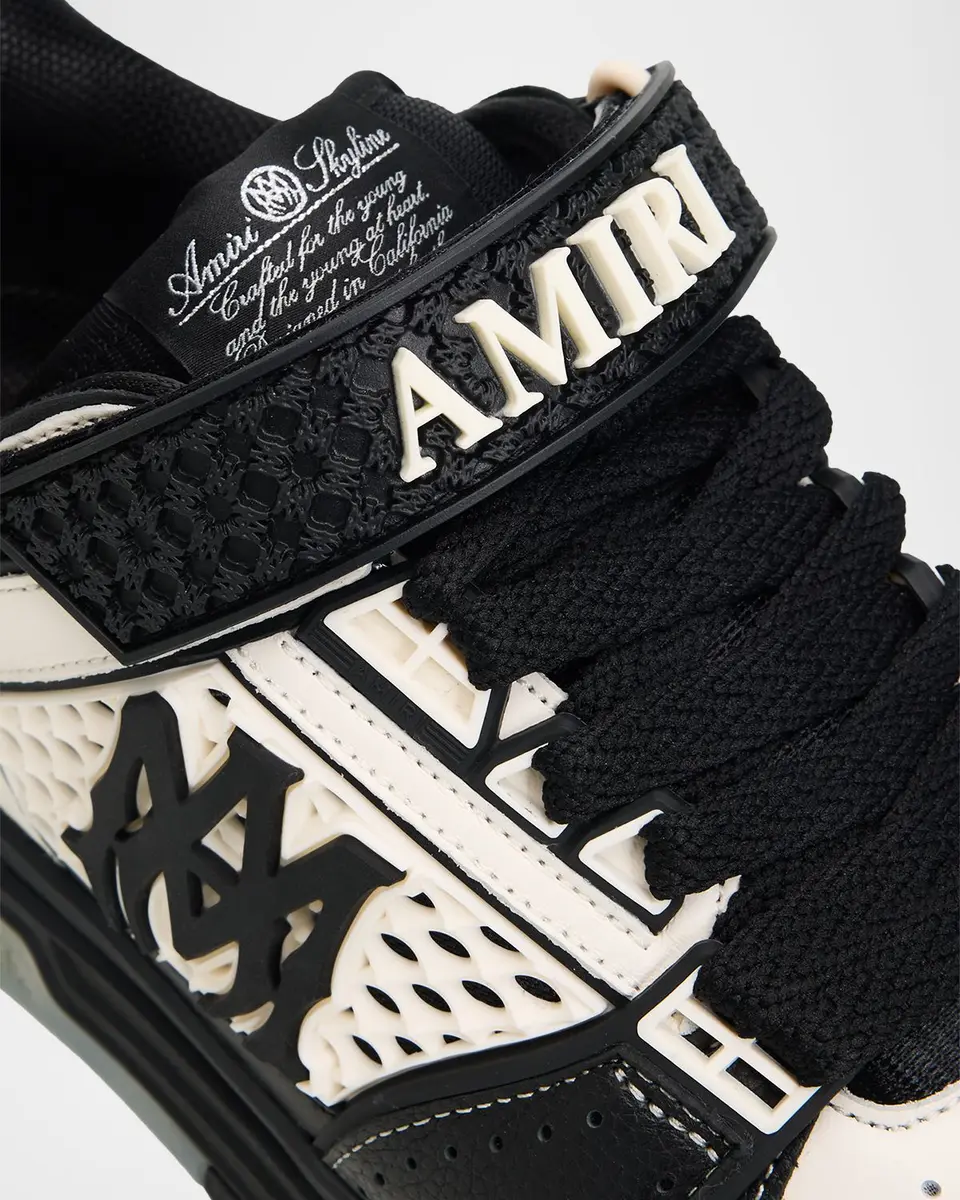 AMIRI Skyline Logo Leather Sneakers | Thumbnail 3 AMIRI Skyline Logo Leather Sneakers | Thumbnail 3