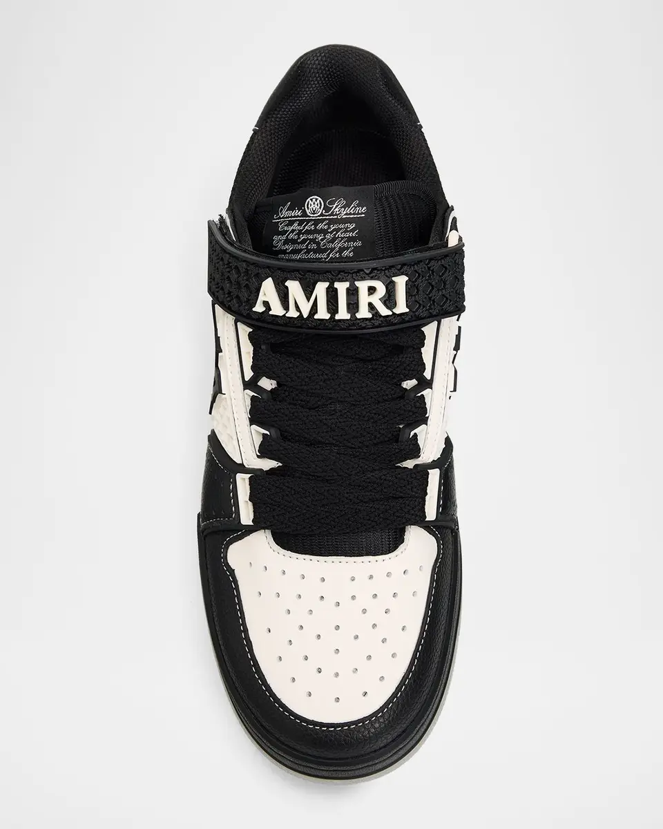 AMIRI Skyline Logo Leather Sneakers | Thumbnail 4 AMIRI Skyline Logo Leather Sneakers | Thumbnail 4