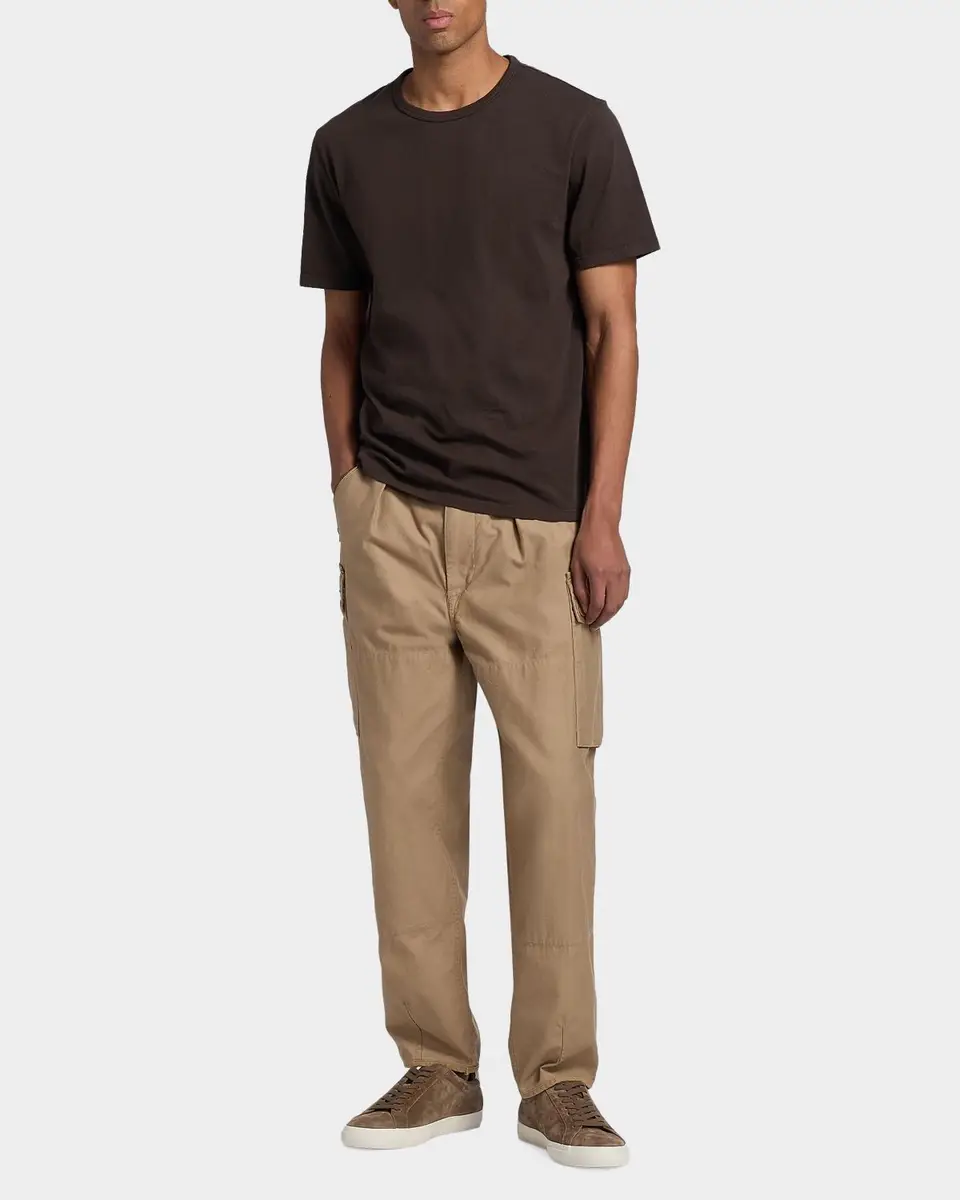Vince Men's Garment-Dyed Crewneck T-Shirt | Thumbnail 2