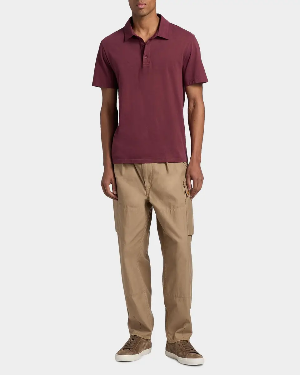 Vince Men's Garment-Dyed Polo Shirt | Thumbnail 2