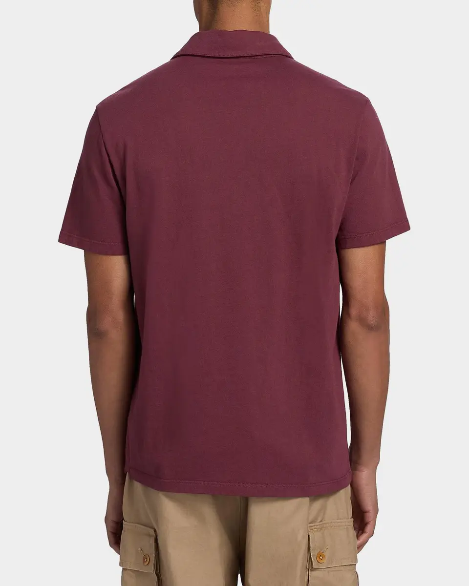 Vince Men's Garment-Dyed Polo Shirt | Thumbnail 3