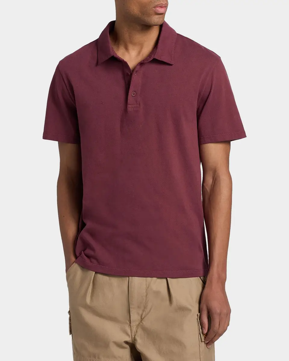 Vince Men's Garment-Dyed Polo Shirt | Thumbnail 4