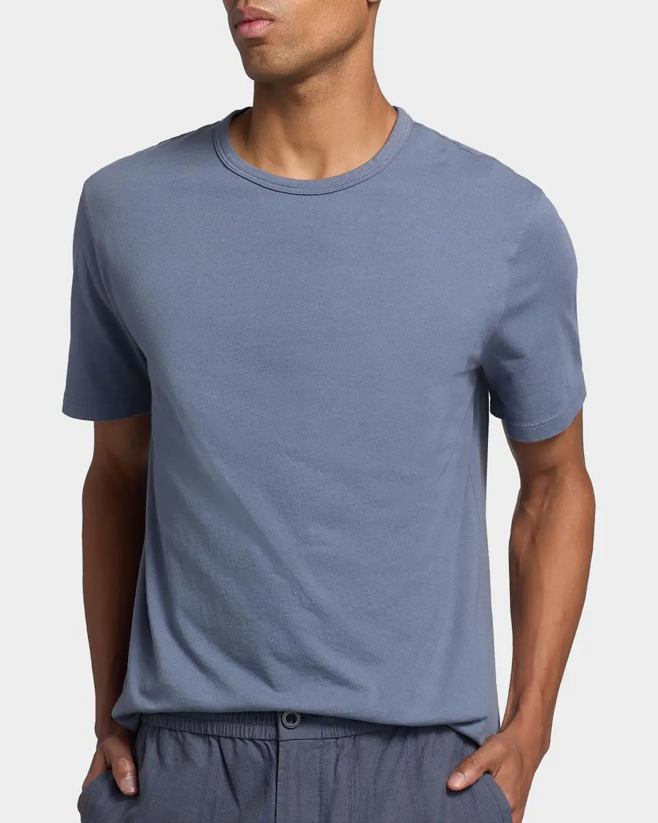 Vince Men's Garment-Dyed Crewneck T-Shirt | Thumbnail 6 Vince Men's Garment-Dyed Crewneck T-Shirt | Thumbnail 6