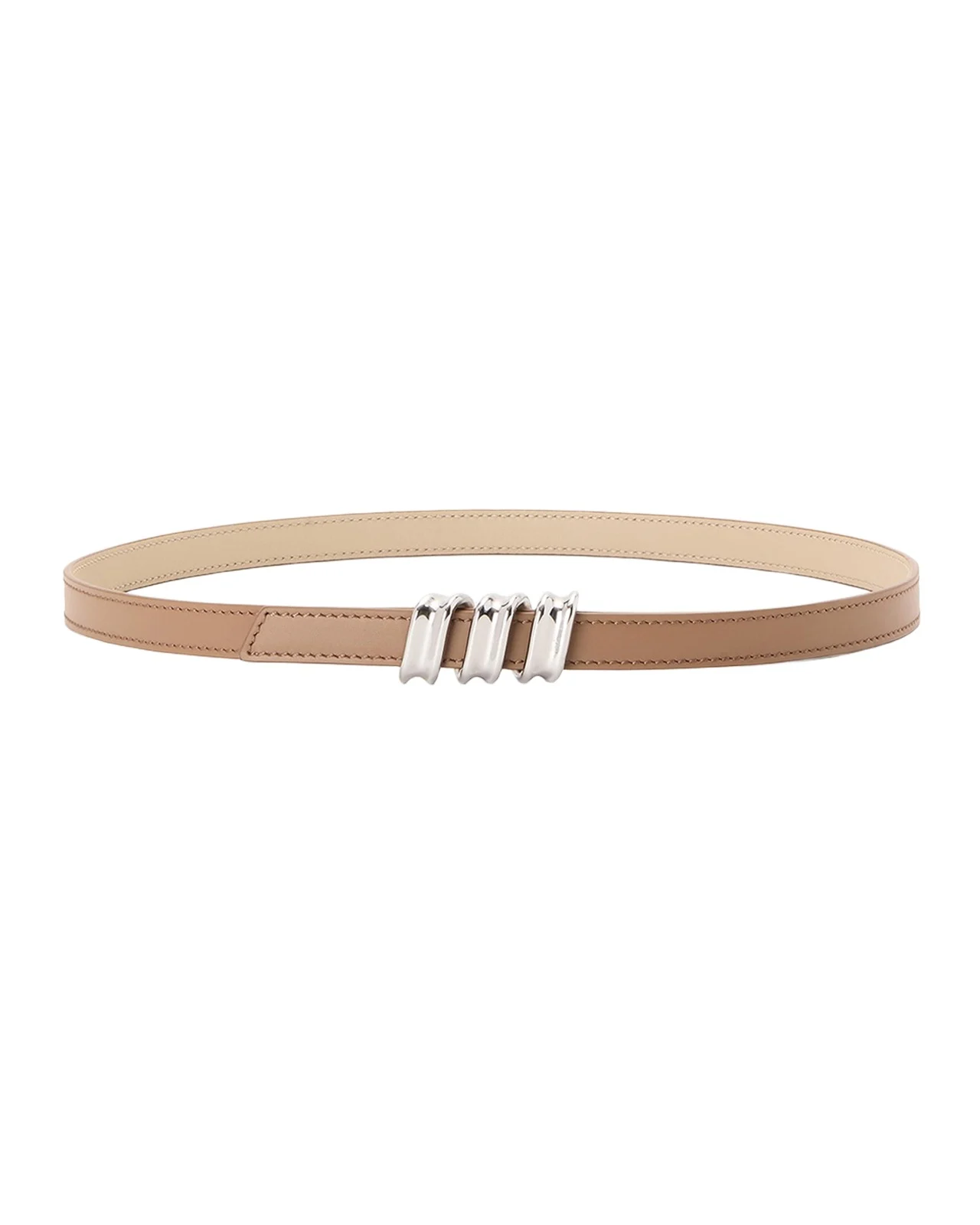 Reversible Coil Belt in Smooth Calfskin Reversible Coil Belt in Smooth Calfskin