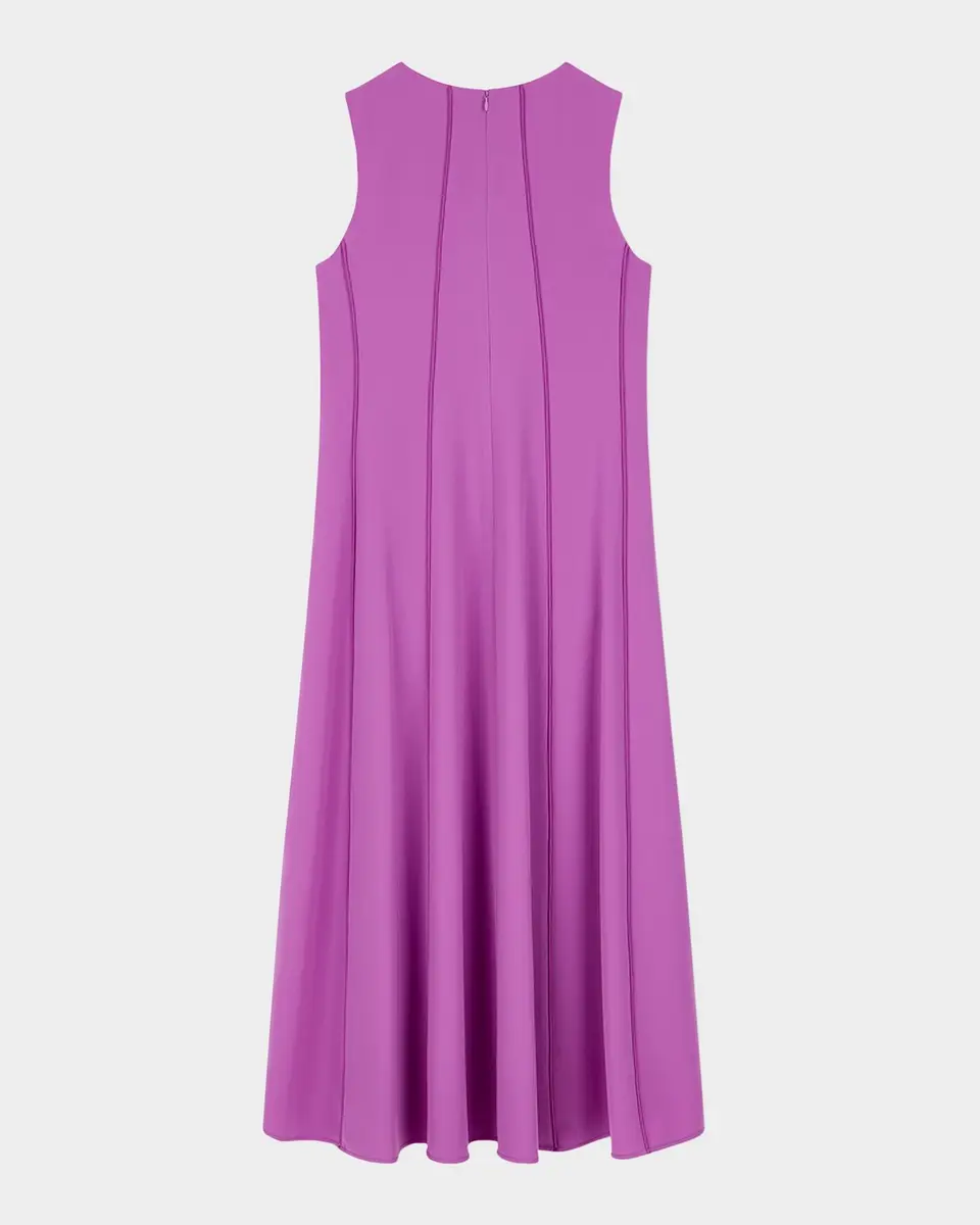 Emporio Armani Sleeveless Midi Dress in Techno Cady | Thumbnail 2