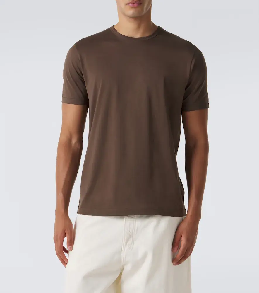 Sunspel Cotton jersey T-shirt | Thumbnail 3 Sunspel Cotton jersey T-shirt | Thumbnail 3