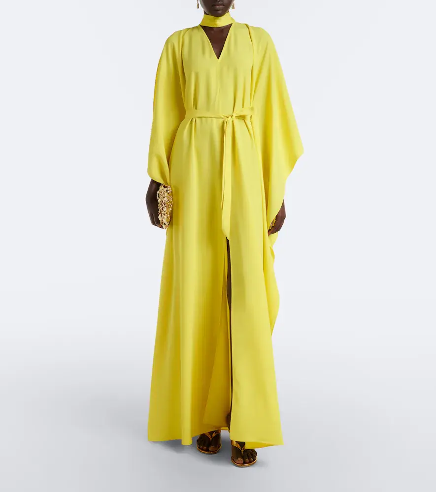 Taller Marmo Arizona crêpe cady kaftan | Thumbnail 6 Taller Marmo Arizona crêpe cady kaftan | Thumbnail 6