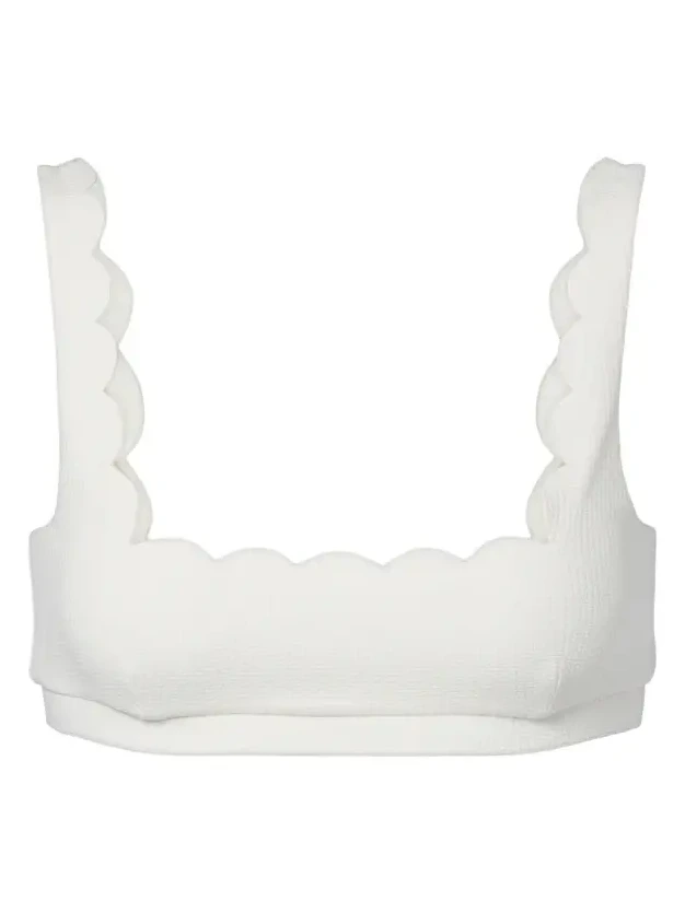 Mini Palm Springs scalloped bikini top