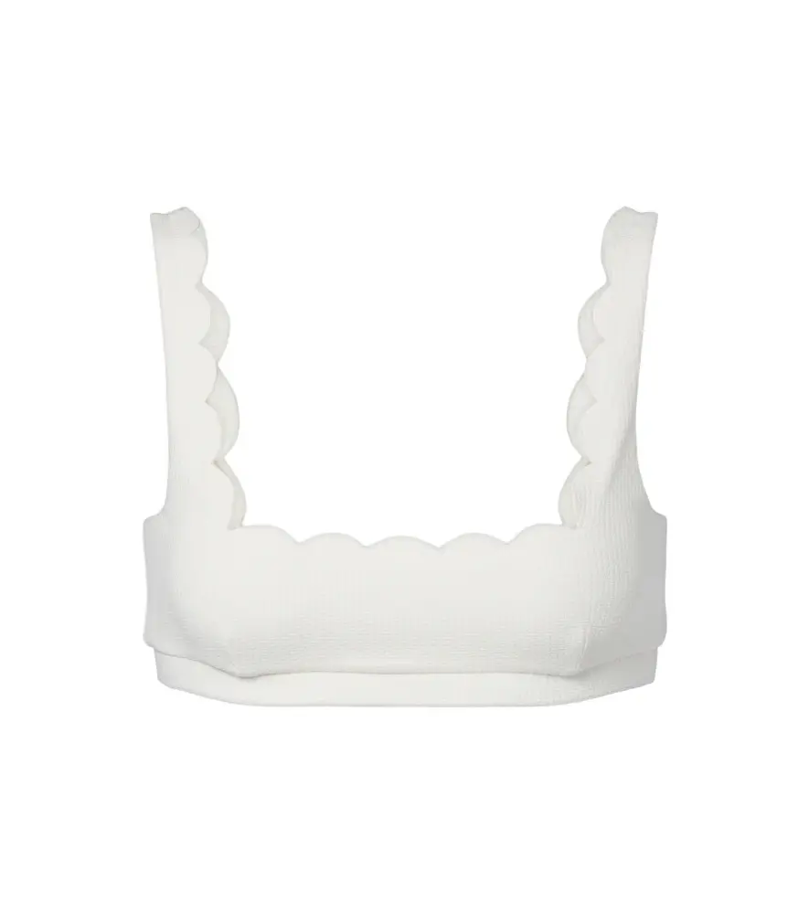 Marysia Mini Palm Springs scalloped bikini top | Image 1 Marysia Mini Palm Springs scalloped bikini top | Image 1