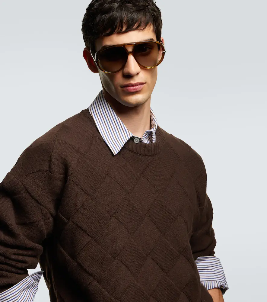 Bottega Veneta Drop aviator sunglasses | Thumbnail 3 Bottega Veneta Drop aviator sunglasses | Thumbnail 3