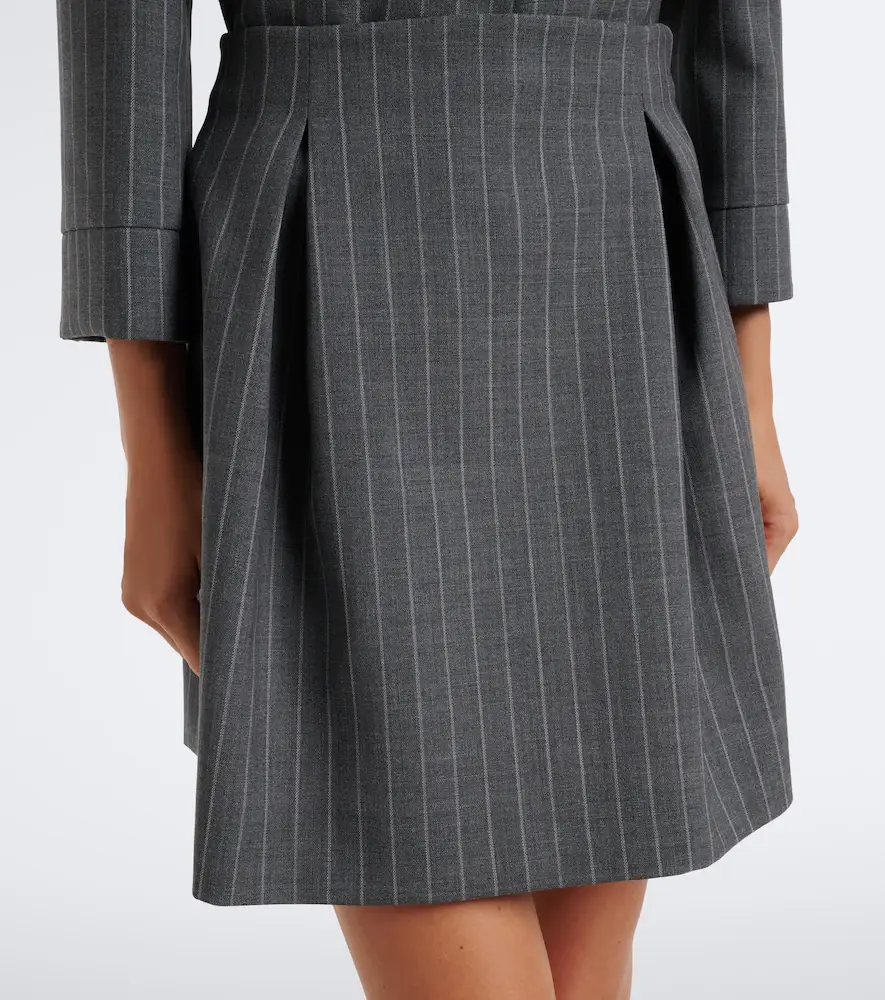 Valentino Garavani Pinstripe virgin wool miniskirt | Thumbnail 4 Valentino Garavani Pinstripe virgin wool miniskirt | Thumbnail 4
