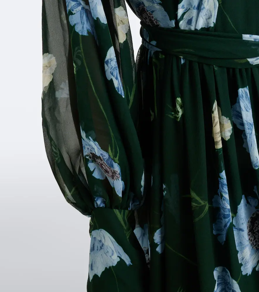 Erdem Floral silk voile gown | Thumbnail 5 Erdem Floral silk voile gown | Thumbnail 5