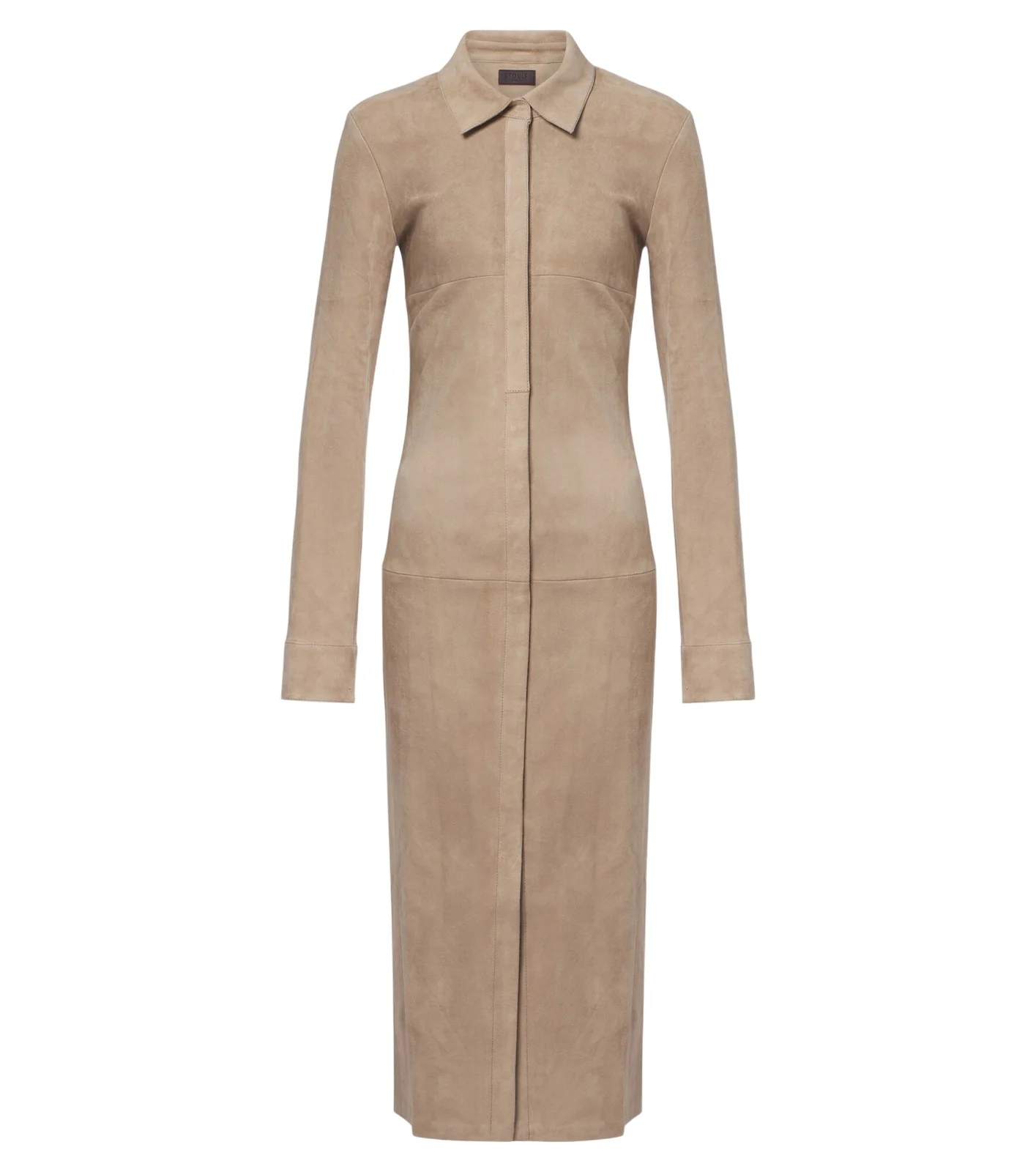 STOULS Becky suede shirt dress