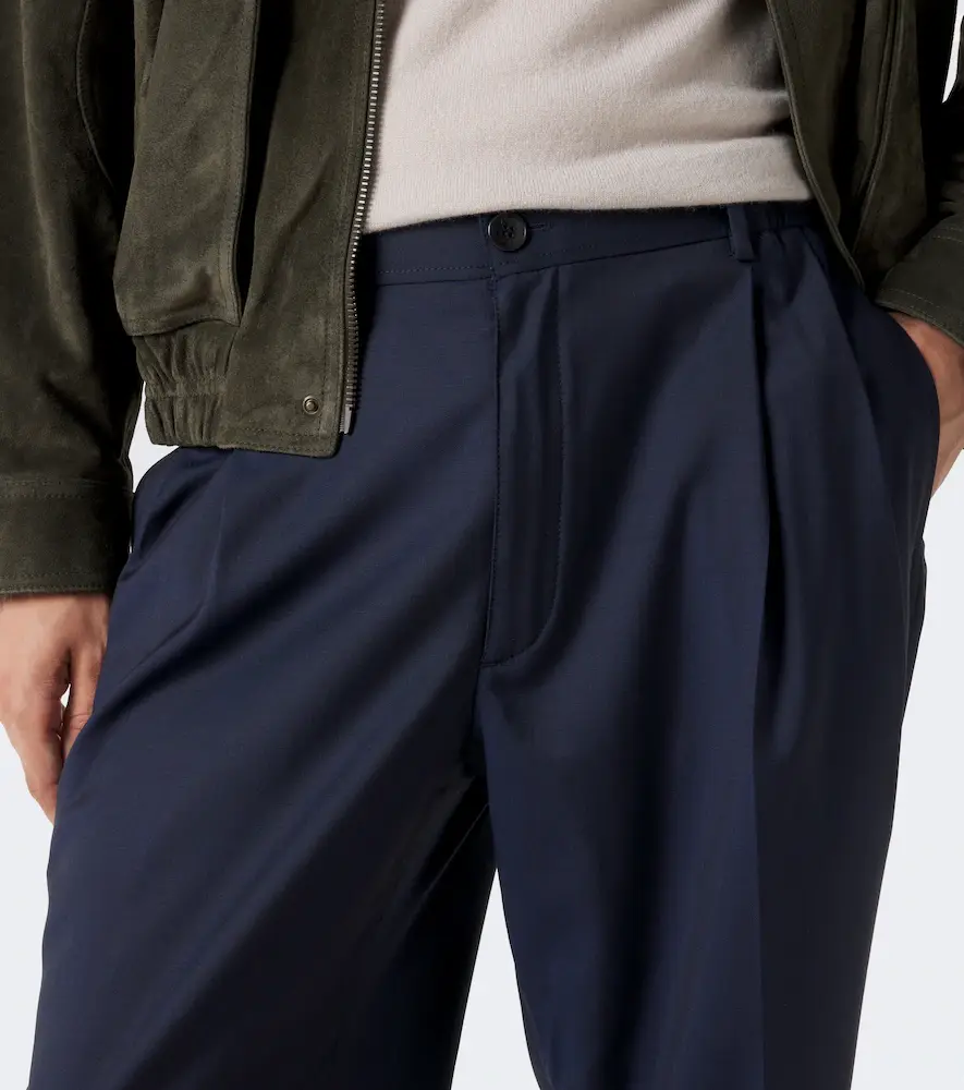 Brioni Bellagio wool straight pants | Thumbnail 3 Brioni Bellagio wool straight pants | Thumbnail 3