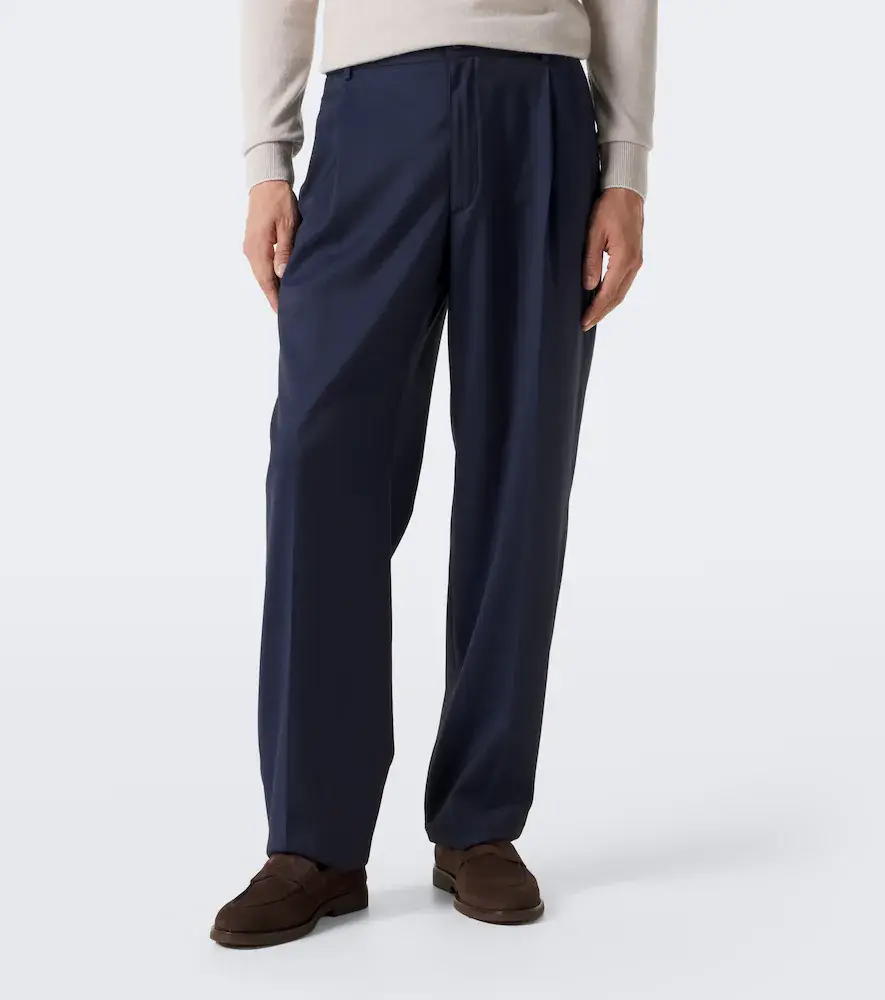 Brioni Bellagio wool straight pants | Thumbnail 5 Brioni Bellagio wool straight pants | Thumbnail 5