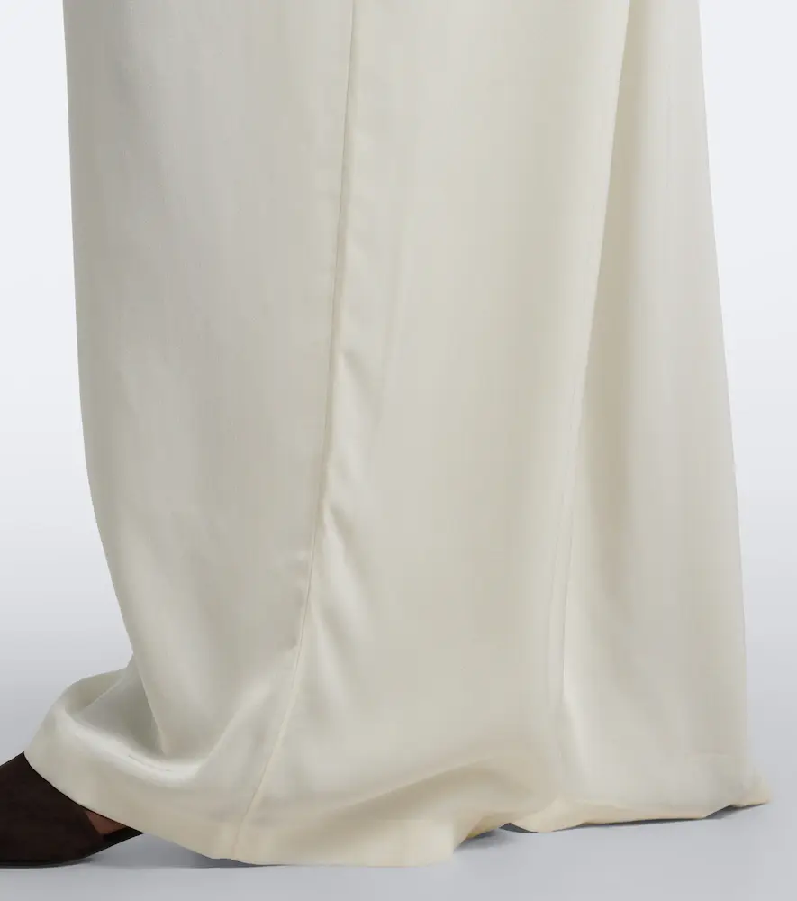 Alaïa Alaïa Crêpe wide-leg pants | Thumbnail 4 Alaïa Alaïa Crêpe wide-leg pants | Thumbnail 4