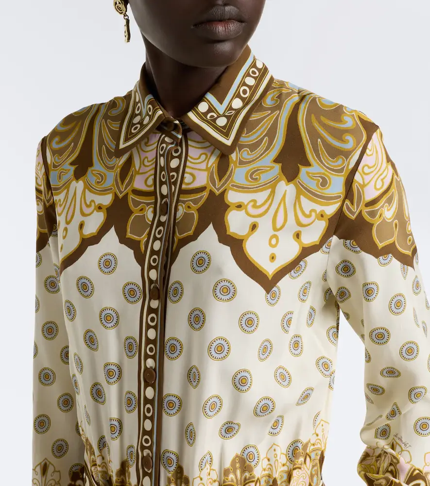 La DoubleJ Bellini printed voile shirt dress | Thumbnail 5 La DoubleJ Bellini printed voile shirt dress | Thumbnail 5