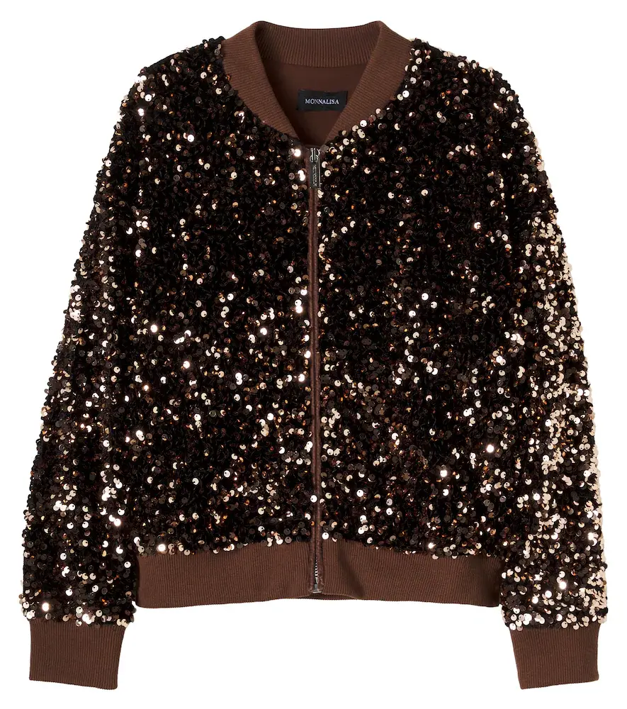 Monnalisa Sequined jacket | Image 1 Monnalisa Sequined jacket | Image 1