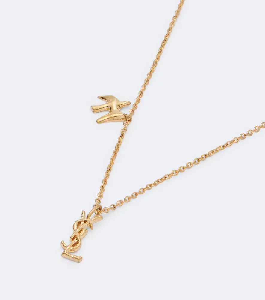 Saint Laurent Cassandre chain necklace | Thumbnail 2