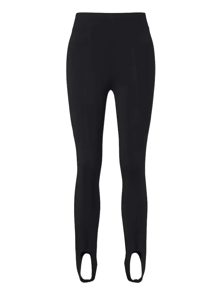 High-rise stirrup leggings