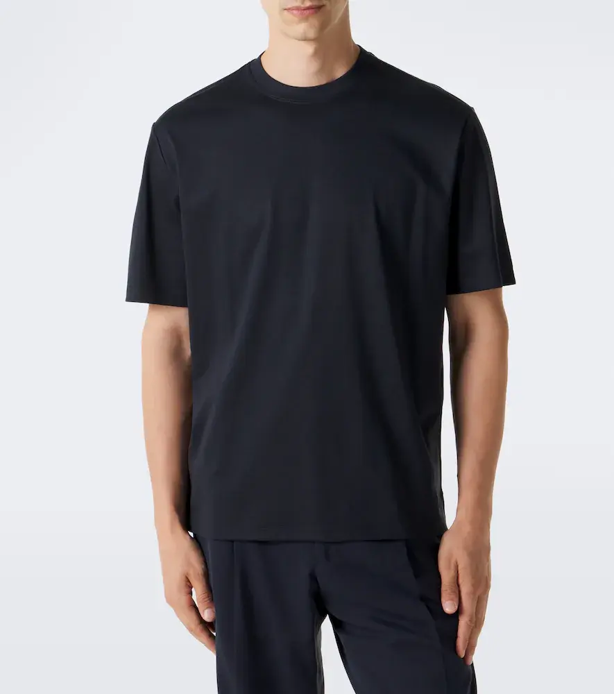 AGNONA Cotton and silk jersey T-shirt | Thumbnail 4 AGNONA Cotton and silk jersey T-shirt | Thumbnail 4