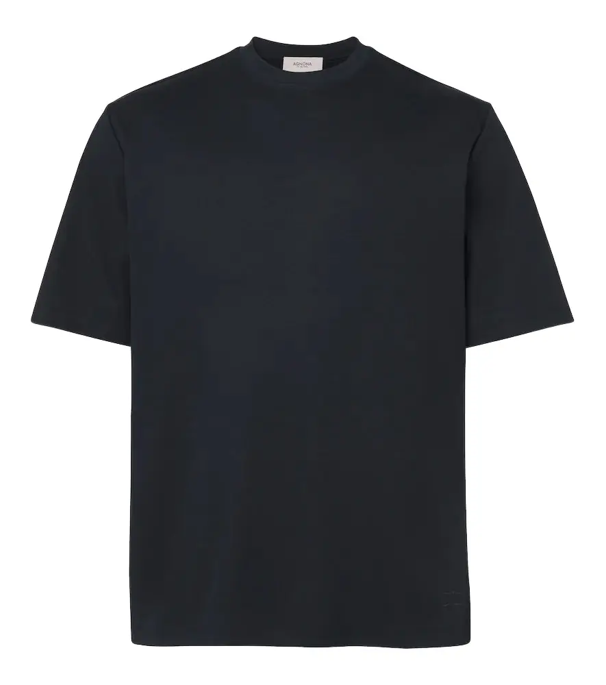 AGNONA Cotton and silk jersey T-shirt | Image 1 AGNONA Cotton and silk jersey T-shirt | Image 1