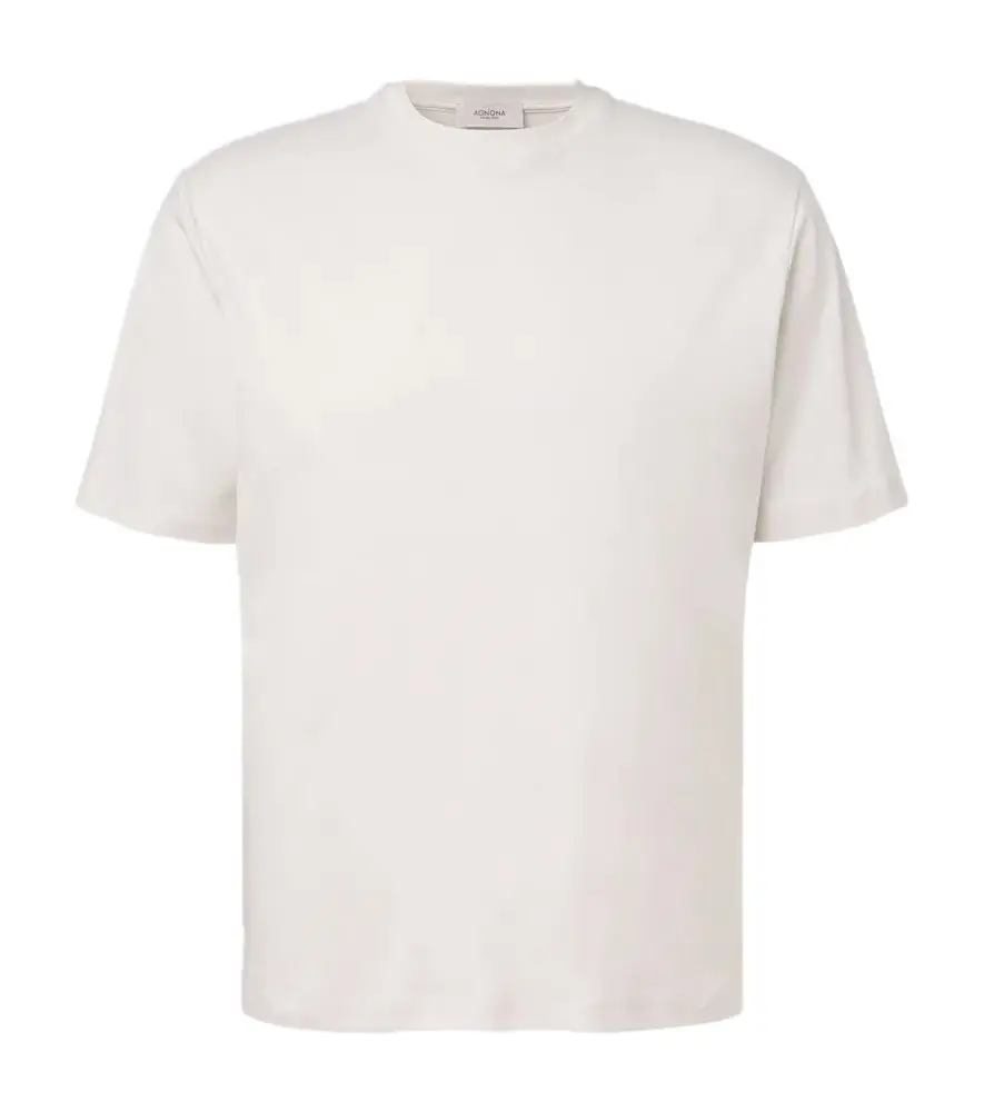 AGNONA Cotton and silk jersey T-shirt | Image 1 AGNONA Cotton and silk jersey T-shirt | Image 1