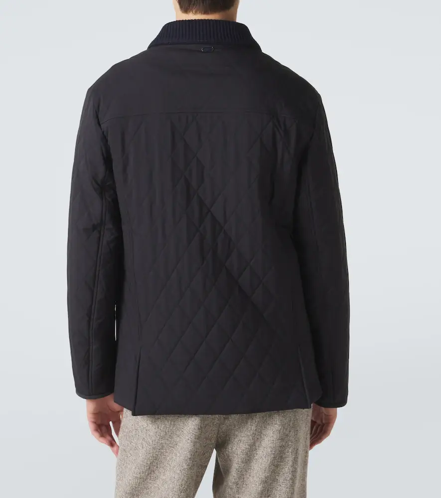 AGNONA Quilted wool-trimmed jacket | Thumbnail 6 AGNONA Quilted wool-trimmed jacket | Thumbnail 6